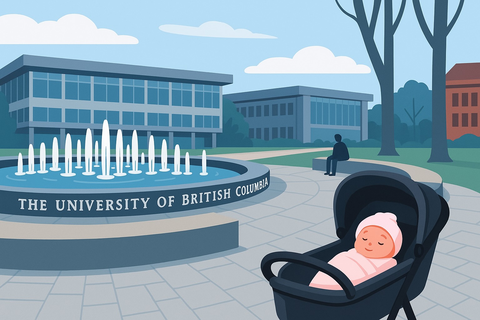 My First Adventure: A Winter Walk at UBC